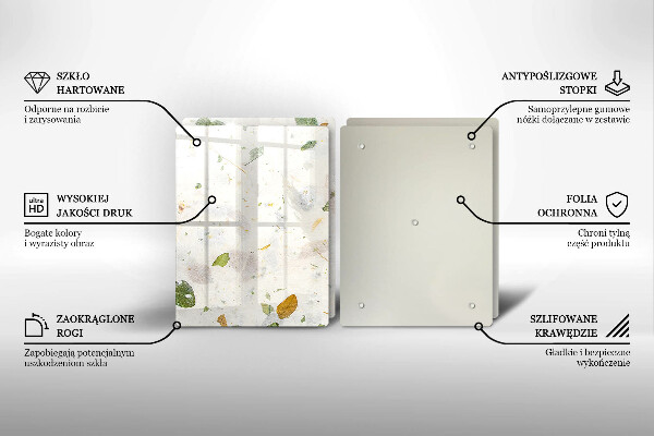 Chopping board Falling leaves