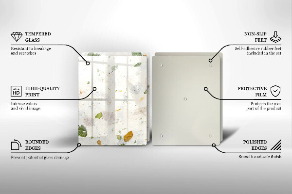 Chopping board Falling leaves