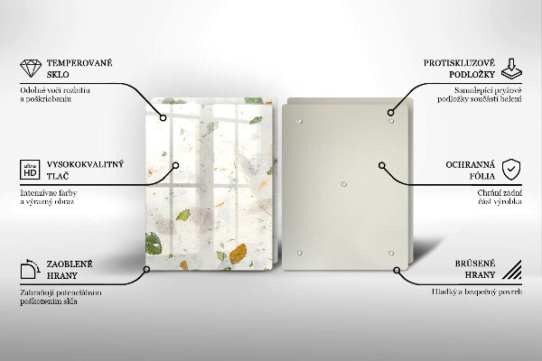 Chopping board Falling leaves