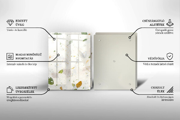 Chopping board Falling leaves