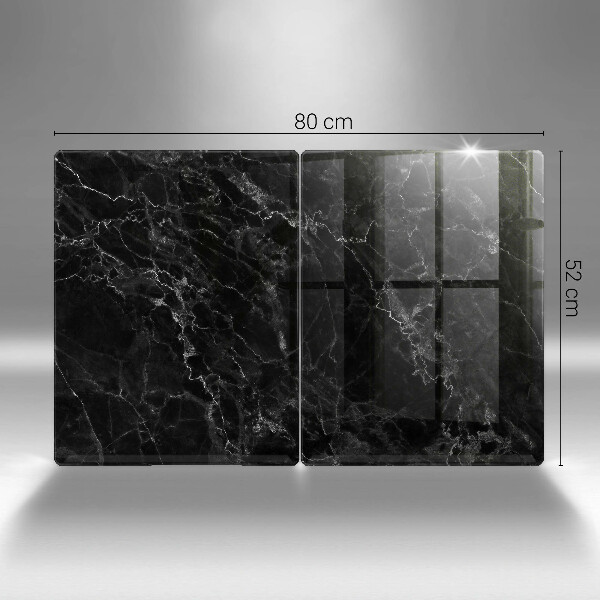 Glass chopping board Elegant marble