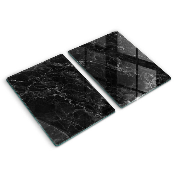 Glass chopping board Elegant marble