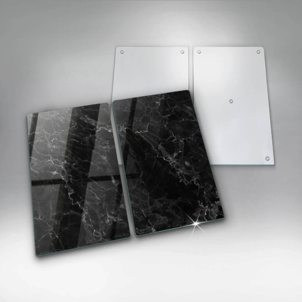 Glass chopping board Elegant marble