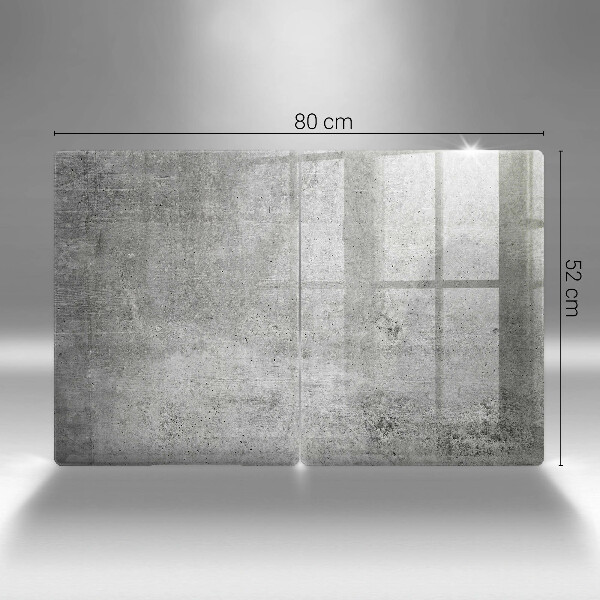 Glass chopping board Concrete texture