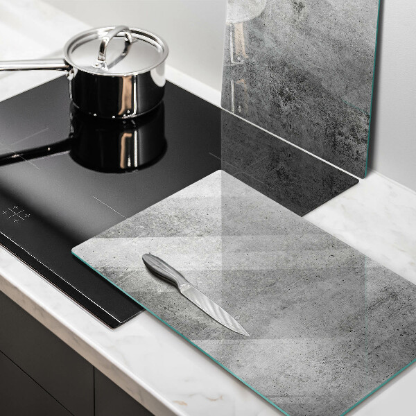 Glass chopping board Concrete texture