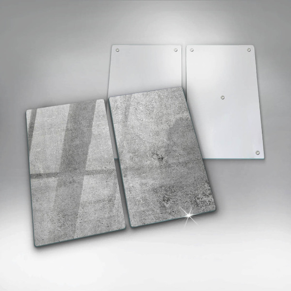 Glass chopping board Concrete texture