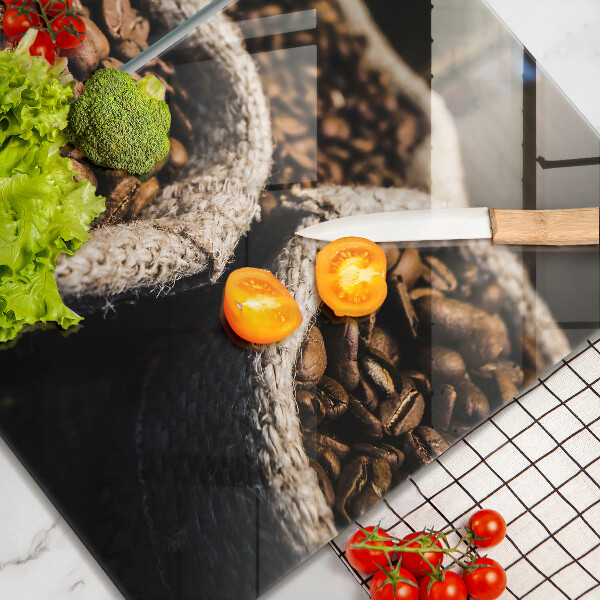 Glass chopping board Coffee grain bags