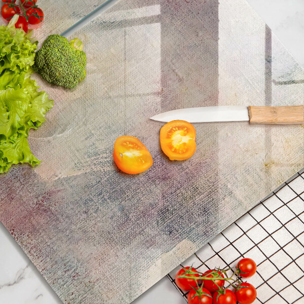 Glass chopping board Background of paint texture