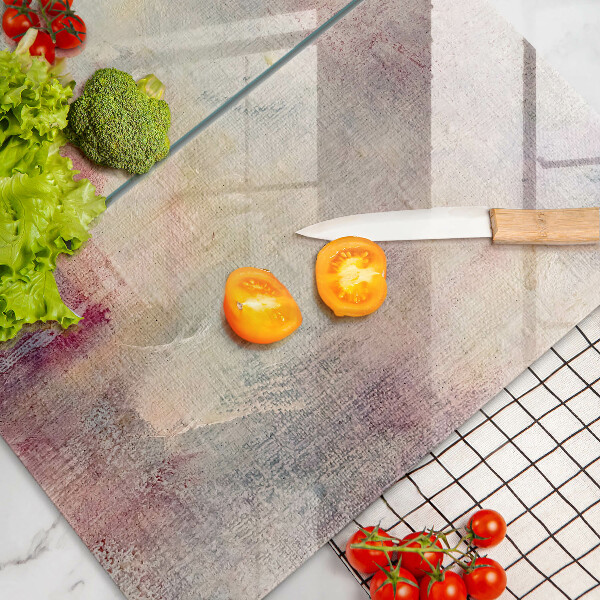 Glass chopping board Background of paint texture