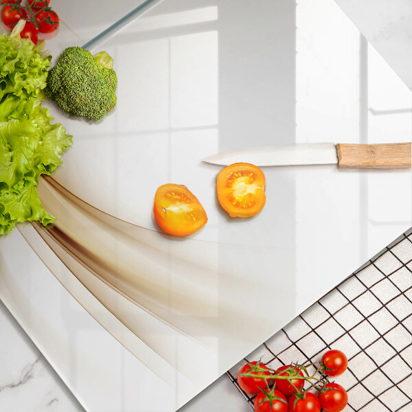 Glass chopping board Abstraction shapes