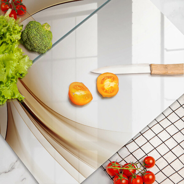 Glass chopping board Abstraction shapes