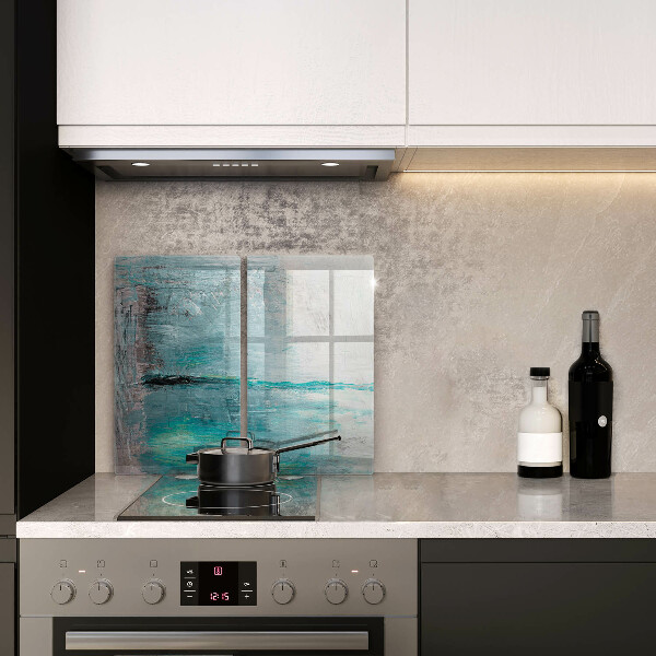 Glass chopping board Background paint abstraction