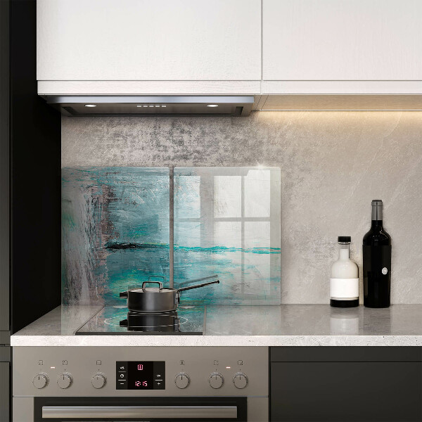 Glass chopping board Background paint abstraction