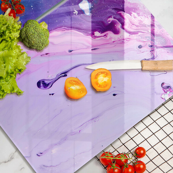 Glass chopping board Abstraction ink