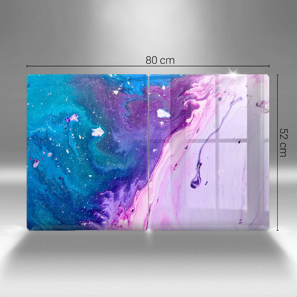 Glass chopping board Abstraction ink