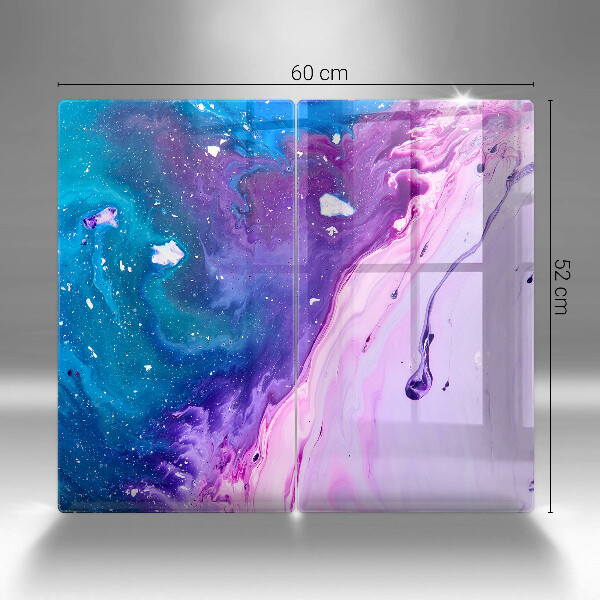 Glass chopping board Abstraction ink