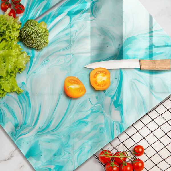 Glass chopping board Paints abstraction