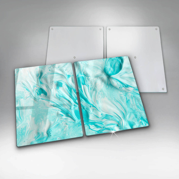 Glass chopping board Paints abstraction