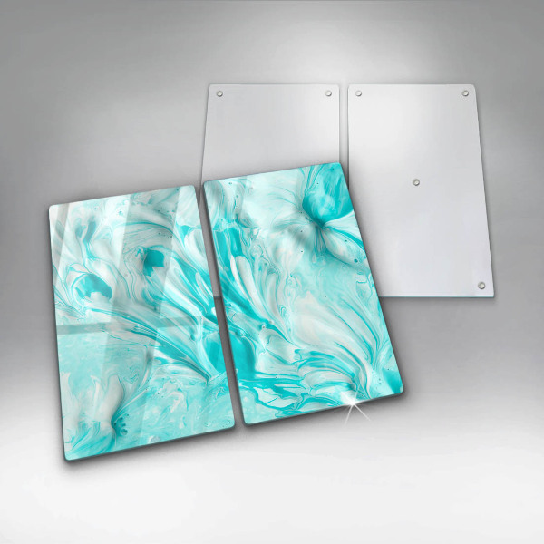 Glass chopping board Paints abstraction