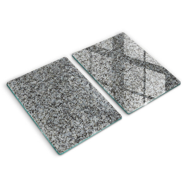 Glass chopping board Stone texture