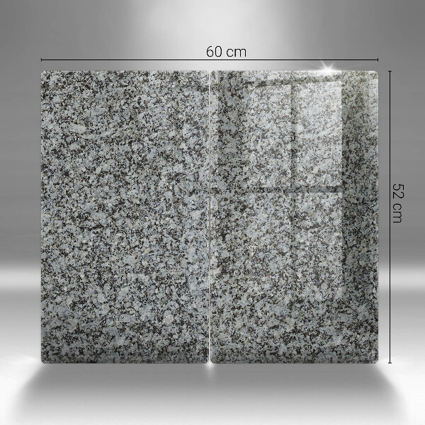 Glass chopping board Stone texture