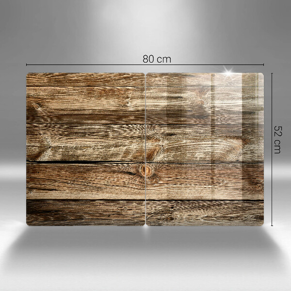 Glass chopping board Wood texture boards