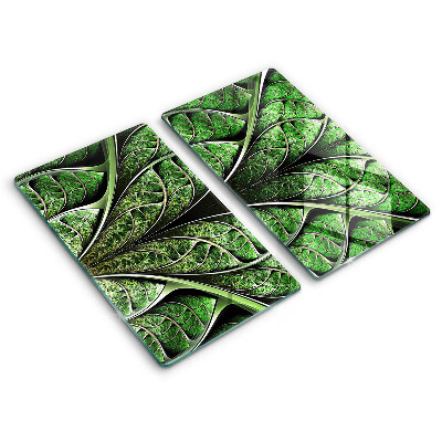Glass chopping board Vein leaf structure