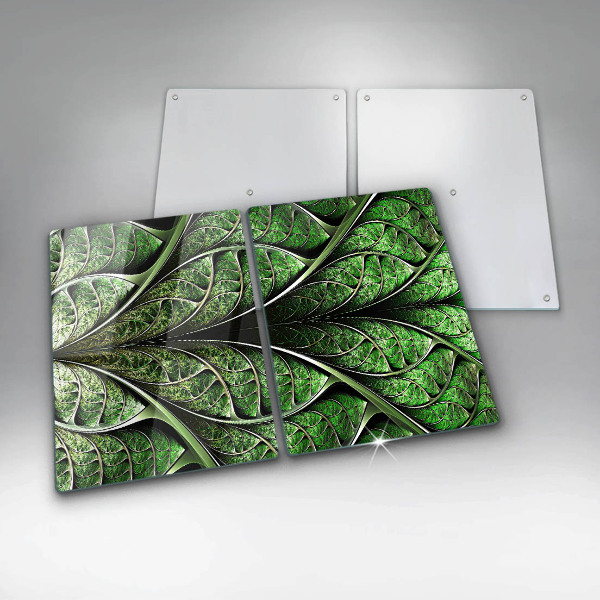 Glass chopping board Vein leaf structure
