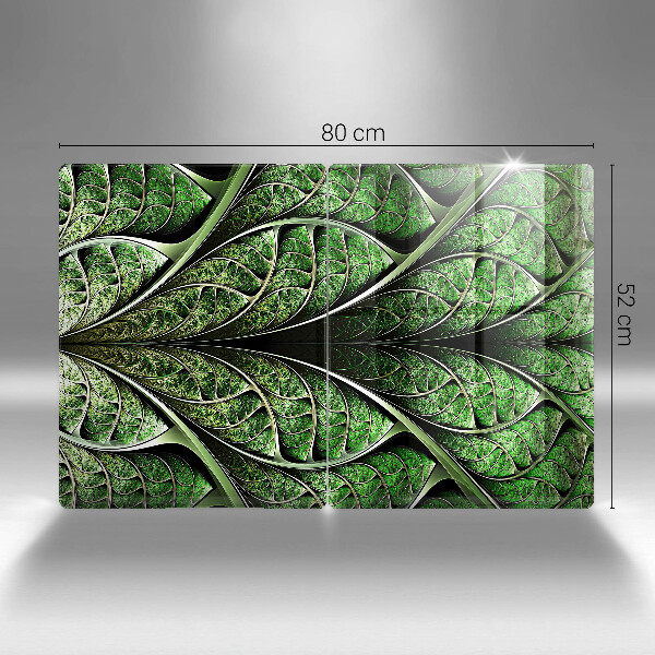 Glass chopping board Vein leaf structure