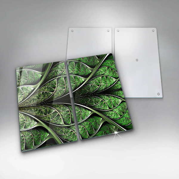 Glass chopping board Vein leaf structure