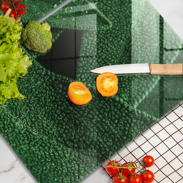 Glass chopping board Plant leaves