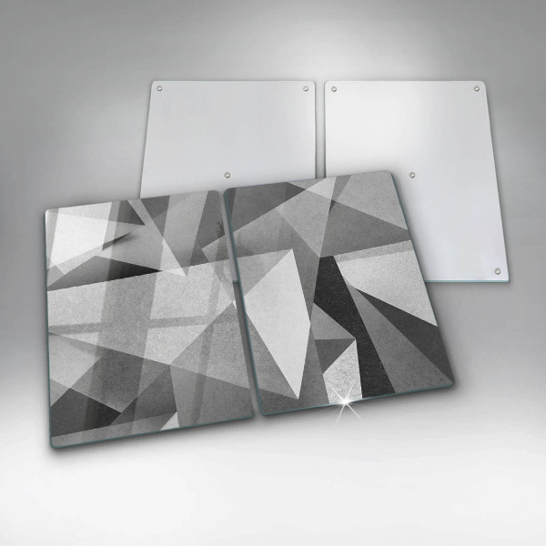 Glass chopping board Concrete sharp abstraction