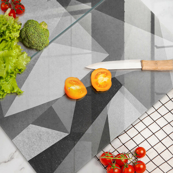 Glass chopping board Concrete sharp abstraction