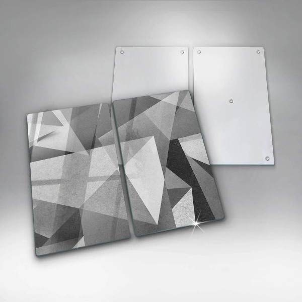 Glass chopping board Concrete sharp abstraction