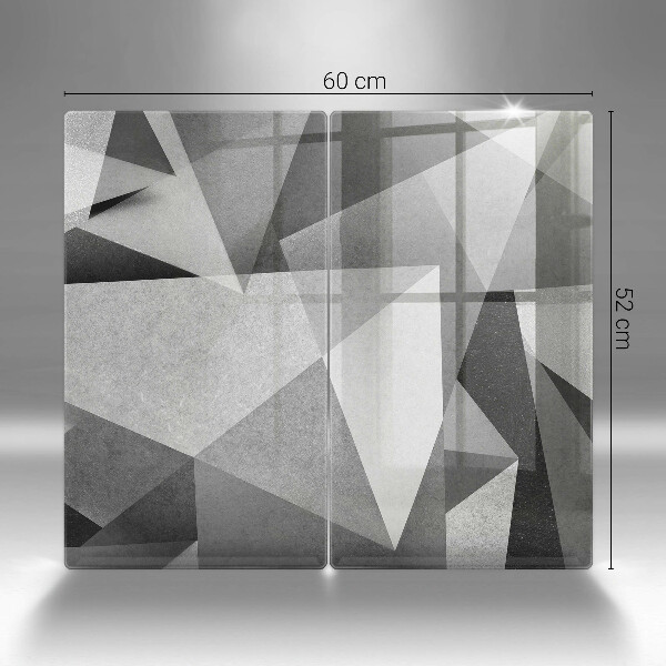 Glass chopping board Concrete sharp abstraction