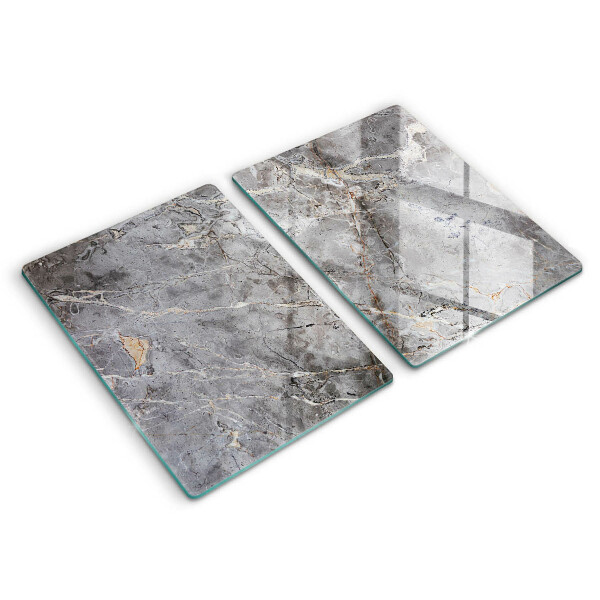 Glass chopping board Stone texture