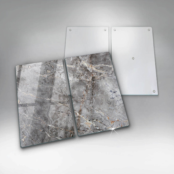 Glass chopping board Stone texture