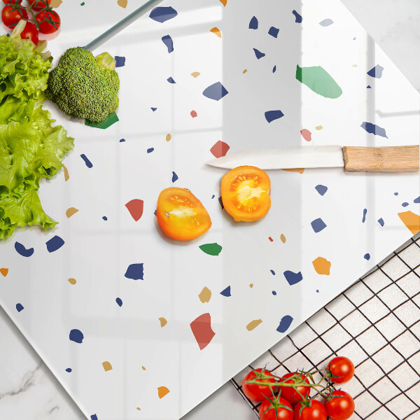 Glass chopping board Colored gres
