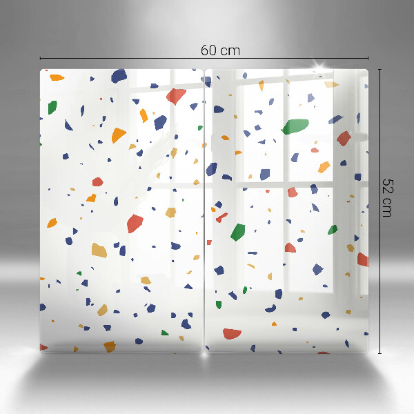 Glass chopping board Colored gres