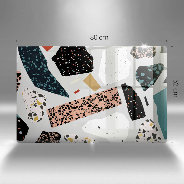 Glass chopping board Stone