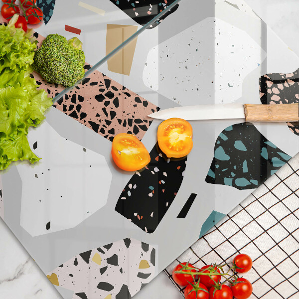 Glass chopping board Stone