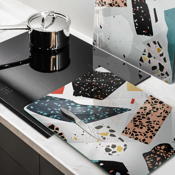 Glass chopping board Stone