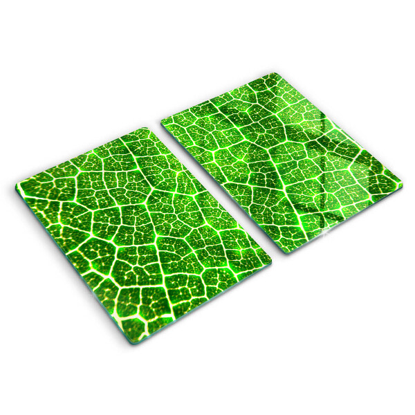 Glass chopping board Leaf structure
