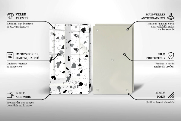 Chopping board Decorative stone gres