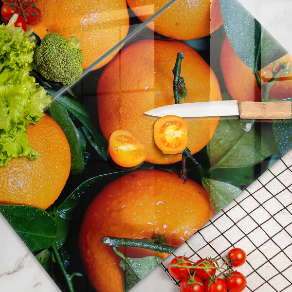 Chopping board Fruit oranges