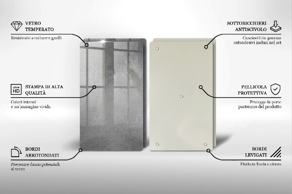 Glass chopping board Concrete texture background