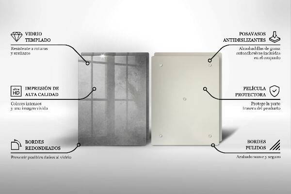 Glass chopping board Concrete texture background