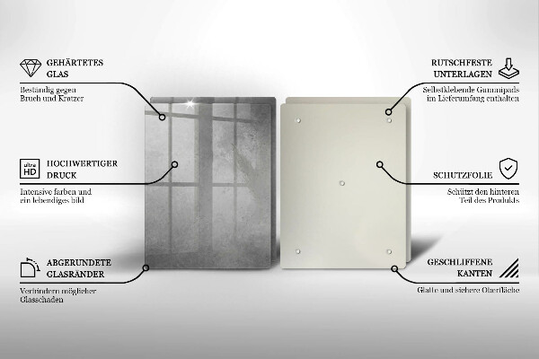 Glass chopping board Concrete texture background