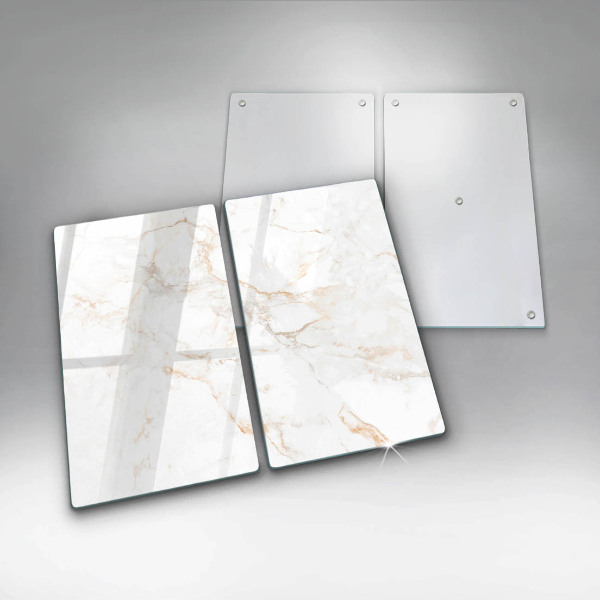 Glass chopping board Elegant stone marble