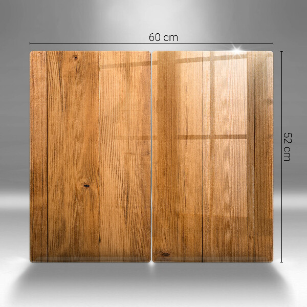 Glass chopping board Wooden planks